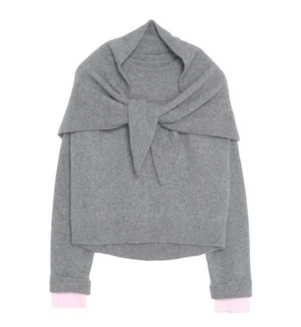 ELENDEEK「CN RACCOON SCARF KT」|ニット・セーター|
