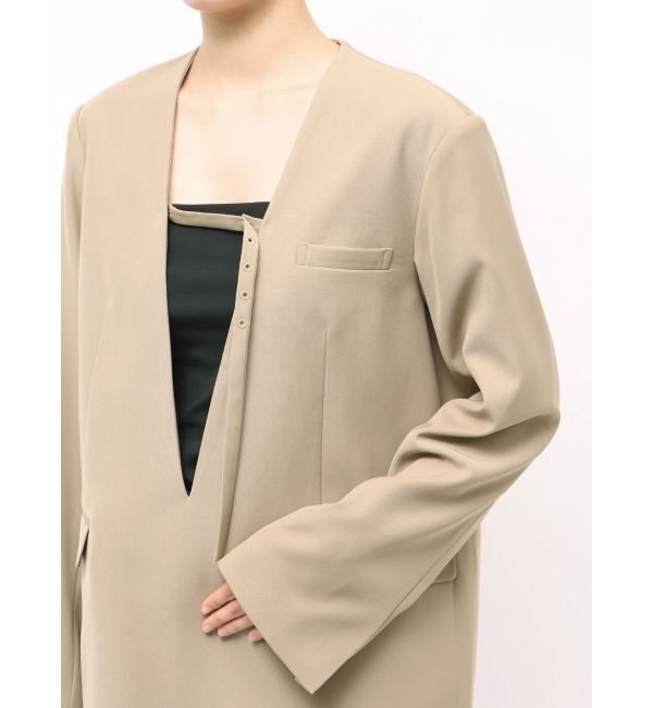 ELENDEEK「【Kaori Iseki&times;ELENDEEK】DEEP V-NECK JK PO」|テーラードジャケット|
