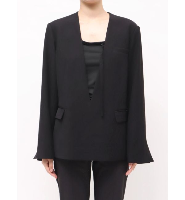 ELENDEEK「【Kaori Iseki&times;ELENDEEK】DEEP V-NECK JK PO」|テーラードジャケット|