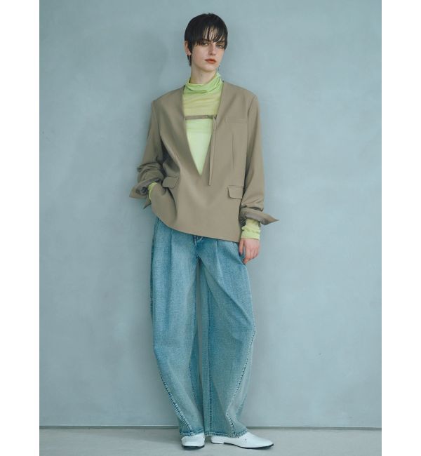 ELENDEEK「【Kaori Iseki&times;ELENDEEK】DEEP V-NECK JK PO」|テーラードジャケット|