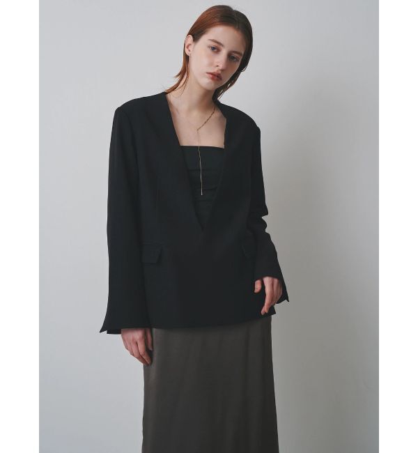 ELENDEEK「【Kaori Iseki&times;ELENDEEK】DEEP V-NECK JK PO」|テーラードジャケット|
