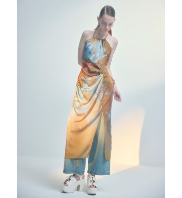 MURUA「【LIA KIMURA&times;MURUA】ホルターキャミワンピース」|ワンピース|