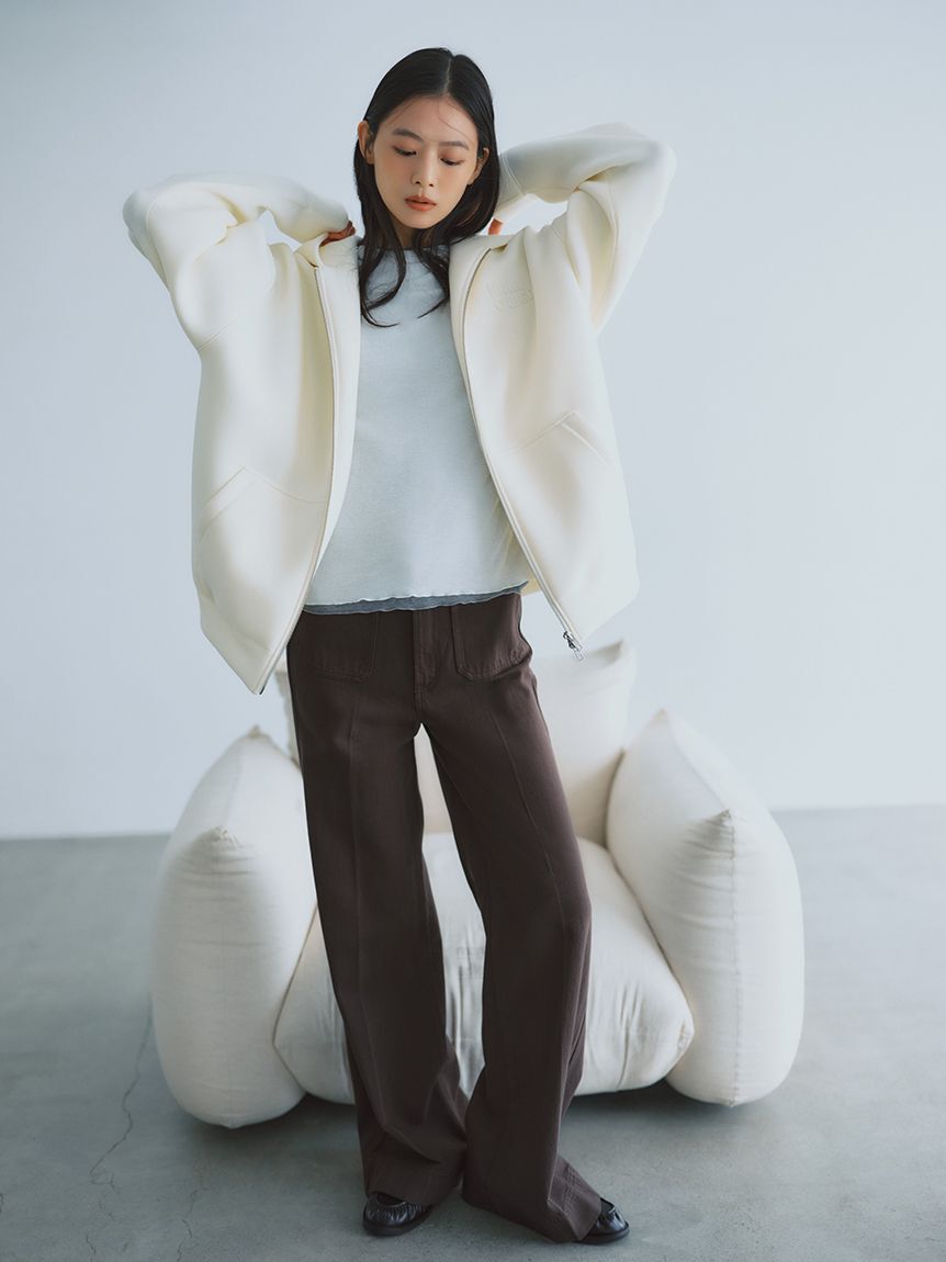 Mila Owen「【WEB限定】ダンボールロゴパーカー」|パーカー|