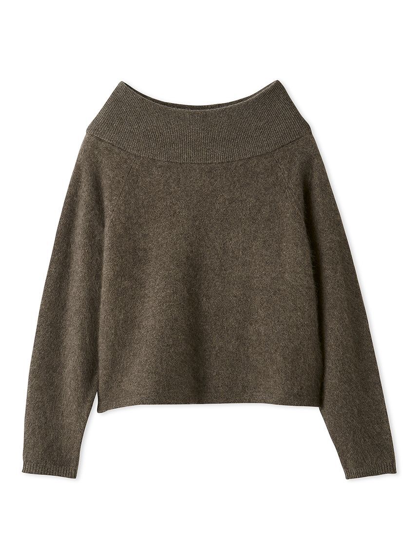 Mila Owen「wool100％ミンクタッチオフショルニット」|ニット・セーター|