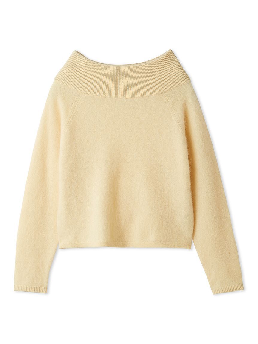 Mila Owen「wool100％ミンクタッチオフショルニット」|ニット・セーター|YEL