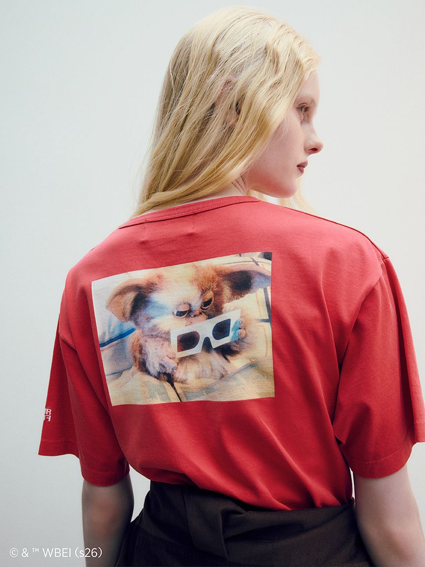 FURFUR「【GREMLINS】オーバーサイズプリントTシャツ」|Tシャツ・カットソー|RED