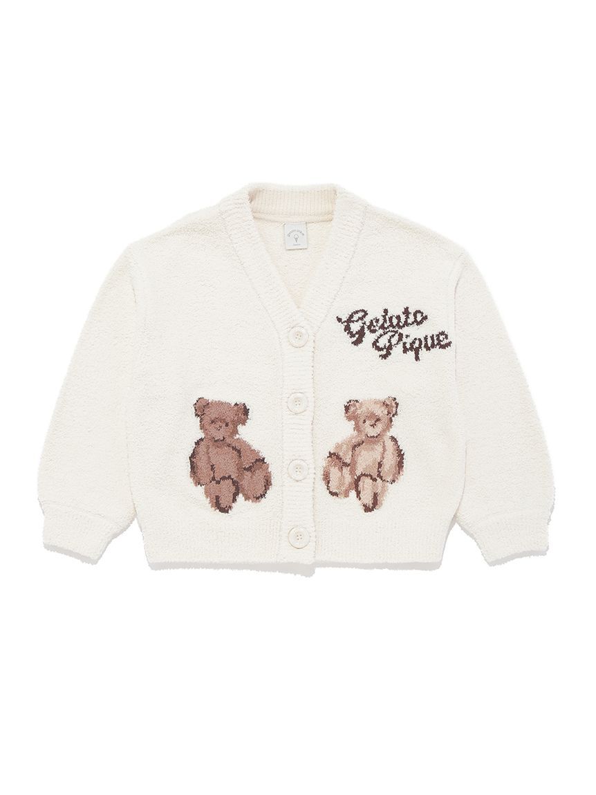 GELATO PIQUE KIDS & BABY「【JUNIOR】ベビモコベアジャガードカーディガン&ショートパンツセット」|ルームウェア|