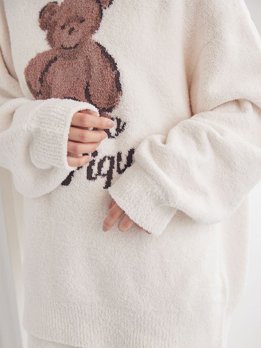 gelato pique「【ONLINE限定】ベビモコベアジャガードプルオーバー&ショートパンツセット」|ルームウェア|