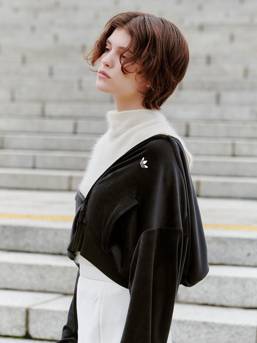 SNIDEL「【adidas Originals】ESS TT/エッセンシャルズ トラックジャケット」|テーラードジャケット|