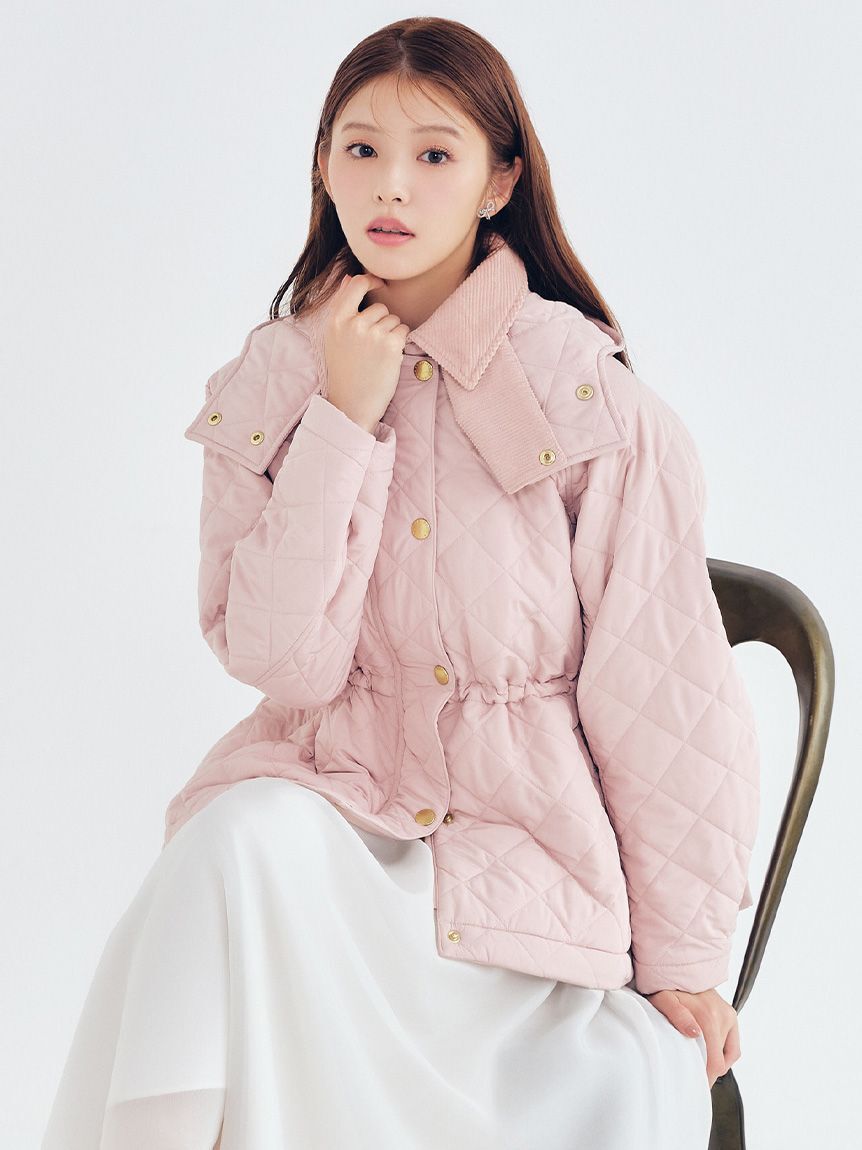 CELFORD「【Barbour Exclusive CELFORD】キルティングコート」|ピーコート|