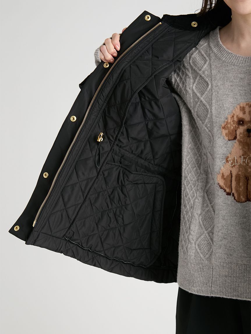 CELFORD「【Barbour Exclusive CELFORD】キルティングコート」|ピーコート|