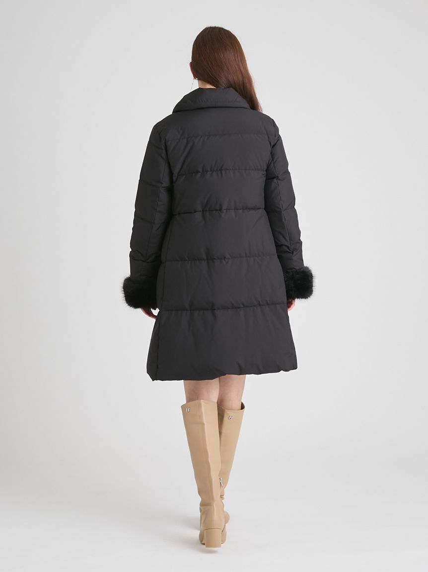 CELFORD「【WEB・一部店舗限定】ファースリーブダウンコート」|ダウン|