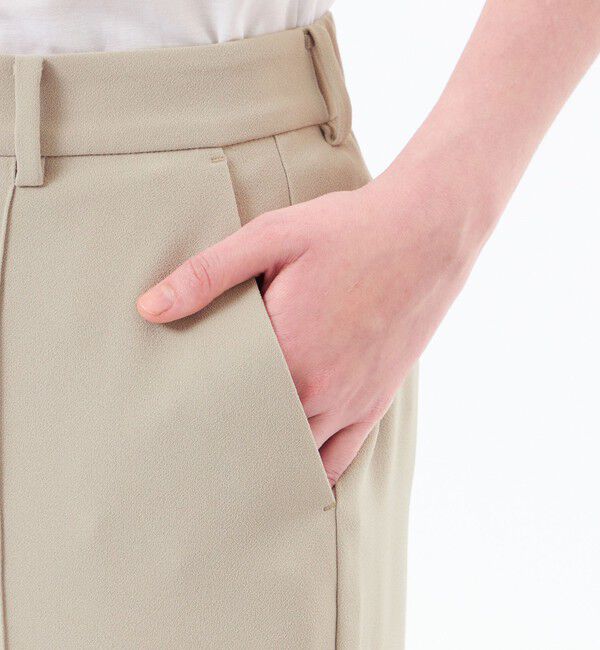 MACKINTOSH PHILOSOPHY「バックサテンテーパードパンツ」|スラックス|