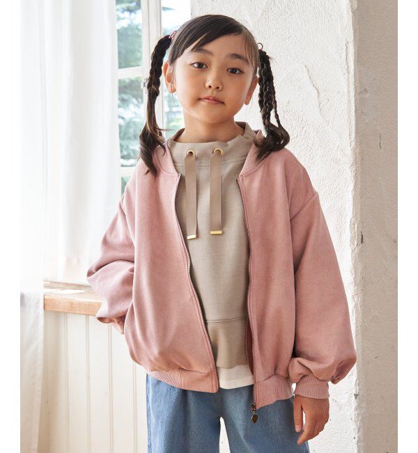 ikka kids「【親子コーデ】フェイクスエードブルゾン（120~160cm）」|その他|ピンク