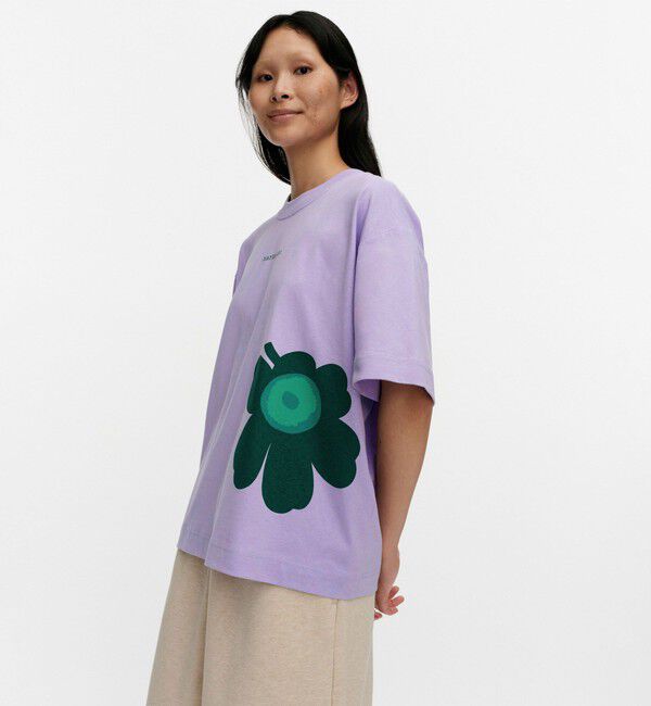 Marimekko「Tunti Unikko Placement Tシャツ」|シャツ・ブラウス|