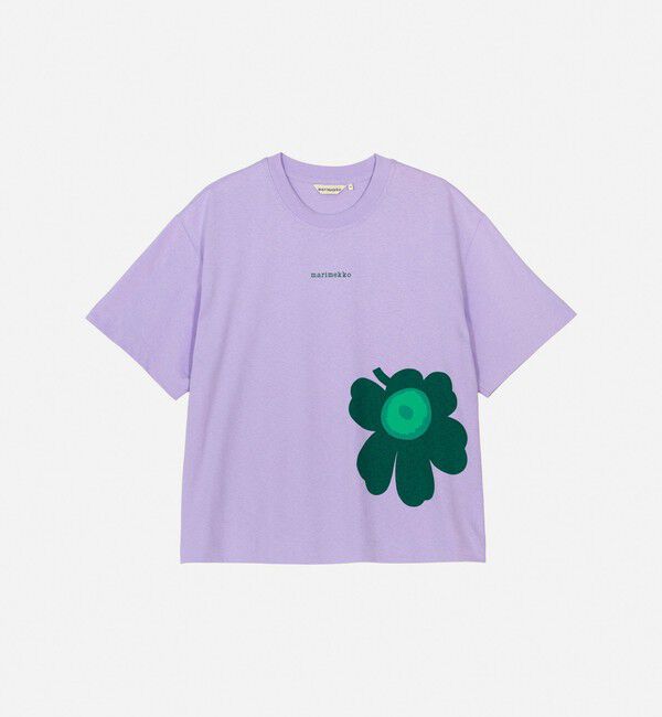 Marimekko「Tunti Unikko Placement Tシャツ」|シャツ・ブラウス|