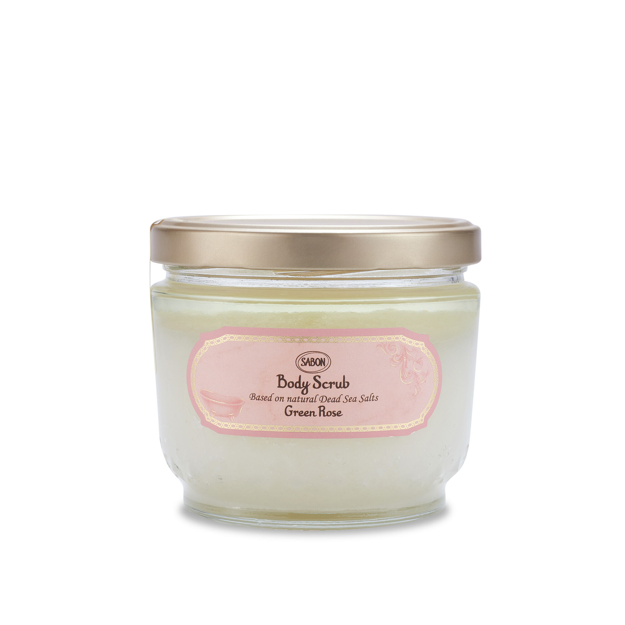 SABON「ﾎﾞﾃﾞｨｽｸﾗﾌﾞ L (600g）」|マッサージ・ボディスクラブ|グリーン・ローズ