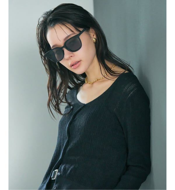  「【WEB限定】ウェリントン型 サングラス | カラーレンズ 軽量 トレンド 紫外線対策 UVカット ユニセックス」|サングラス|