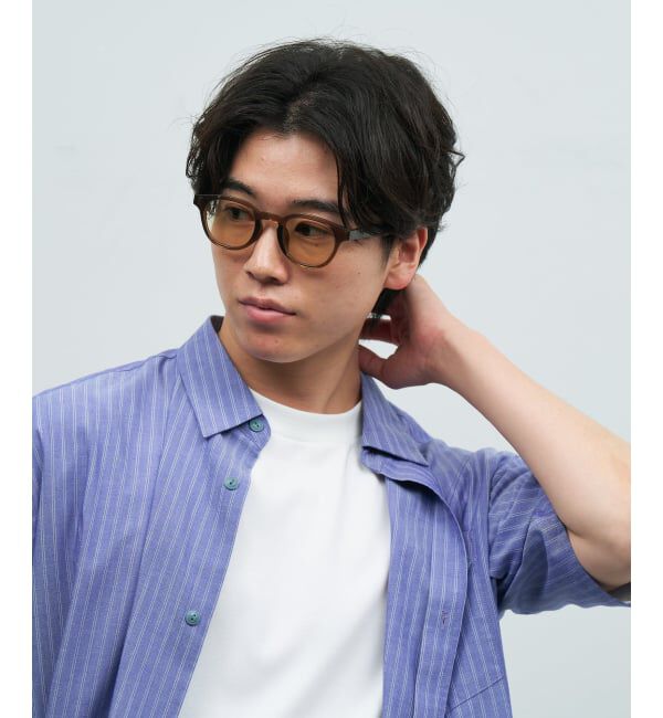  「【WEB限定】ウェリントン型 サングラス | カラーレンズ 軽量 トレンド 紫外線対策 UVカット ユニセックス」|サングラス|