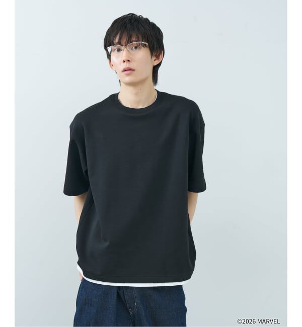  「Zoff MARVEL COLLECTION スクエア型 メガネ | 軽量 メタル 高級感 ユニセックス レンズ交換券付」|メガネ|