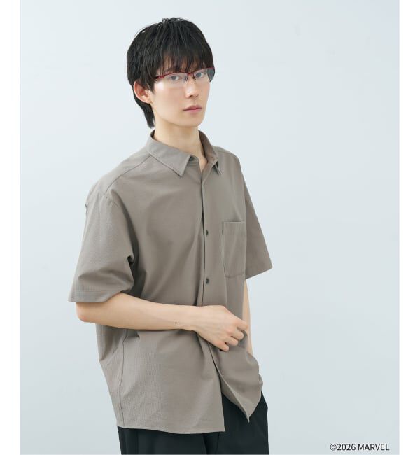  「Zoff MARVEL COLLECTION スクエア型 メガネ | 軽量 メタル 高級感 ユニセックス レンズ交換券付」|メガネ|
