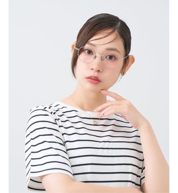  「Zoff｜UNITED ARROWS ユナイテッドアローズ  ボストン型 メガネ |  レンズ交換券付」|メガネ|シルバー