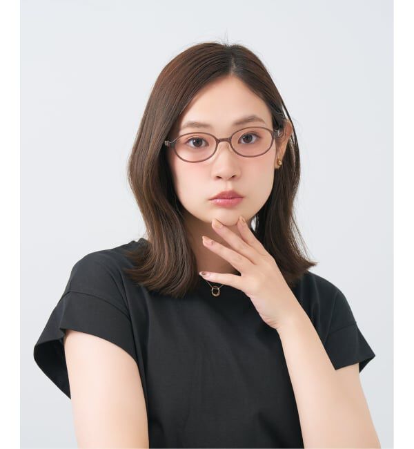  「Zoff｜UNITED ARROWS ユナイテッドアローズ  オーバル型 メガネ |  レンズ交換券付」|メガネ|