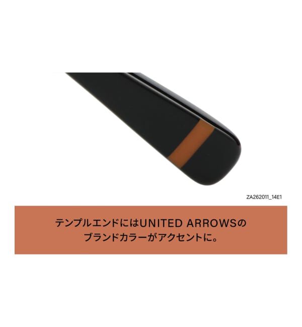  「Zoff｜UNITED ARROWS ユナイテッドアローズ  オーバル型 メガネ |  レンズ交換券付」|メガネ|