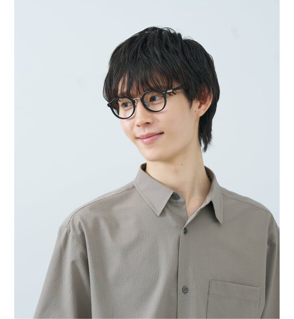  「Zoff｜UNITED ARROWS ユナイテッドアローズ  ボストン型 メガネ |  レンズ交換券付」|メガネ|