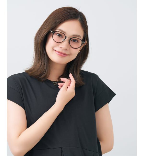  「Zoff｜UNITED ARROWS ユナイテッドアローズ  ボストン型 メガネ |  レンズ交換券付」|メガネ|