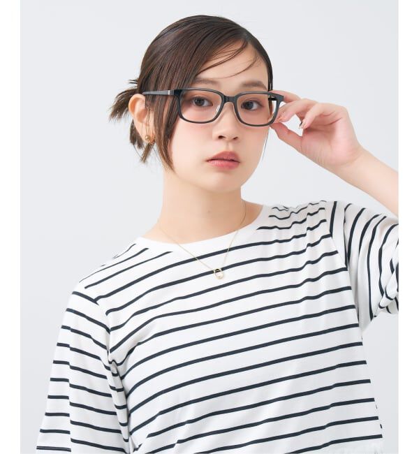  「Zoff｜UNITED ARROWS ユナイテッドアローズ  ウェリントン型 メガネ |  レンズ交換券付」|メガネ|