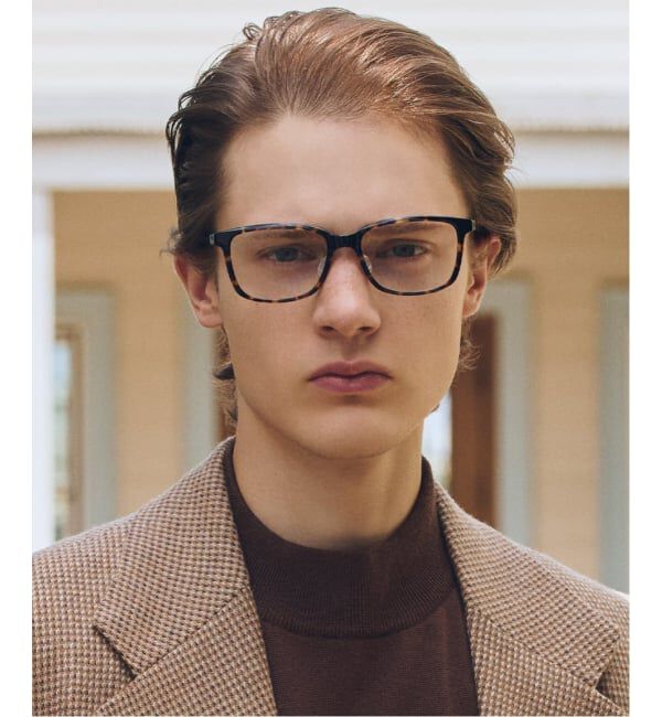  「Zoff｜UNITED ARROWS ユナイテッドアローズ  ウェリントン型 メガネ |  レンズ交換券付」|メガネ|茶系デミ