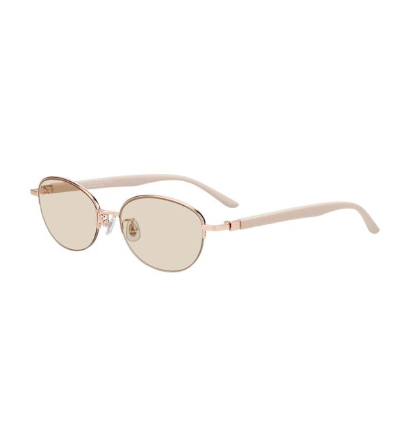  「SUNGLASSES COLLECTION オーバル型 サングラス | 軽量 メタル 紫外線対策 UVカット     」|サングラス|