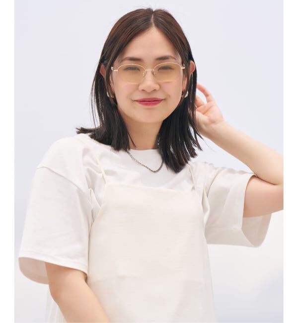  「SUNGLASSES COLLECTION オーバル型 サングラス | 軽量 メタル 紫外線対策 UVカット     」|サングラス|