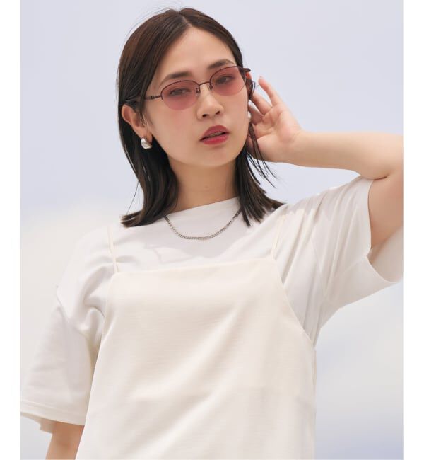  「SUNGLASSES COLLECTION オーバル型 サングラス | 軽量 メタル 紫外線対策 UVカット     」|サングラス|