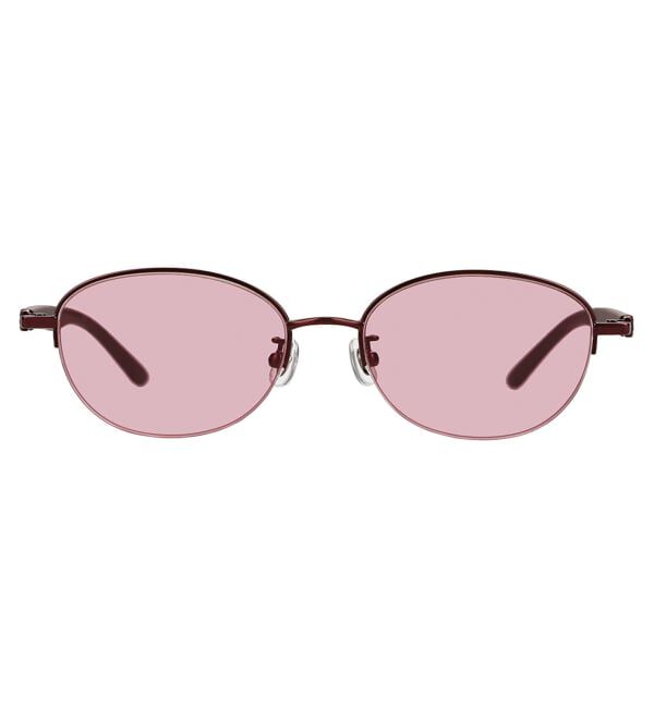 「SUNGLASSES COLLECTION オーバル型 サングラス | 軽量 メタル 紫外線対策 UVカット     」|サングラス|