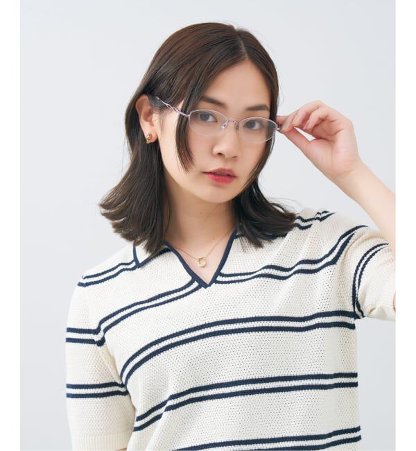  「Women's Trend Metal オーバル型 メガネ | レンズ交換券付」|メガネ|