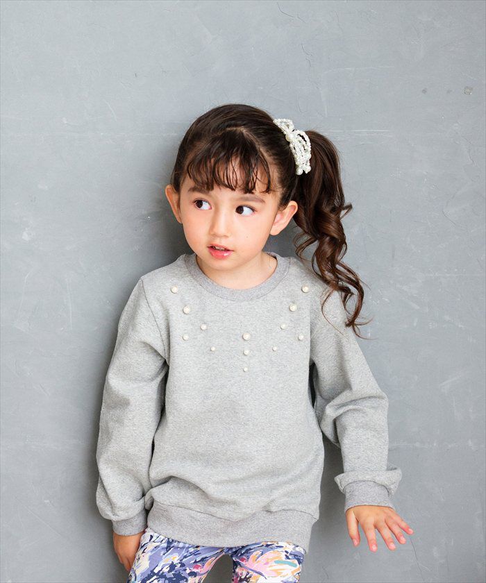BACKYARD FAMILY「ヘアゴム リボン キッズ 通販 Rora ローラ きらめきパール 髪ゴム 髪飾り 髪どめ 髪留め」|ヘアゴム・シュシュ|