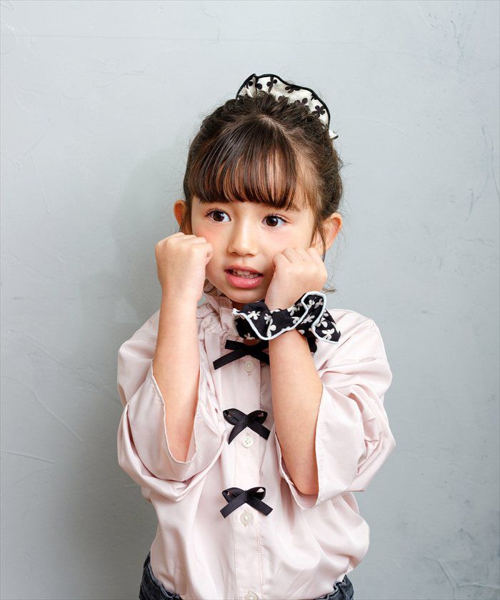 BACKYARD FAMILY「Rora シュシュ キッズ 通販 ローラ ドナ 髪飾り お団子 ヘアゴム ポニーテール 女の子」|ヘアゴム・シュシュ|