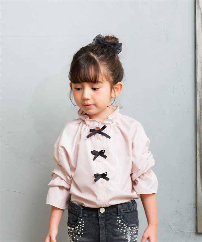 BACKYARD FAMILY「Rora ヘアクリップ キッズ 通販 ヘア クリップ 髪飾り 髪留め 女の子 リボン ドット 水玉」|その他|