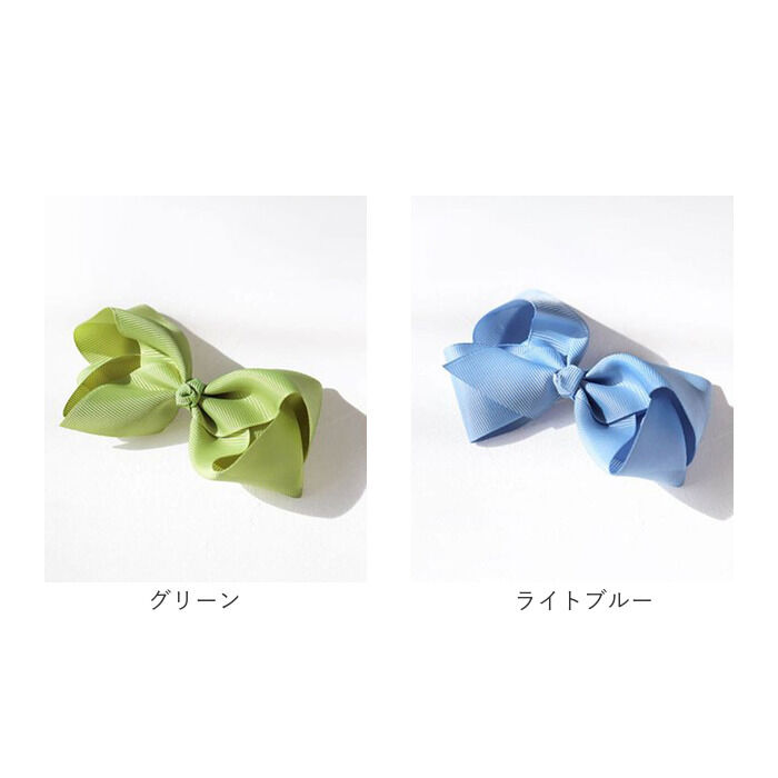 BACKYARD FAMILY「Rora ヘアクリップ キッズ 通販 ヘア クリップ 髪飾り 髪留め 女の子 リボン 無地 子供」|その他|