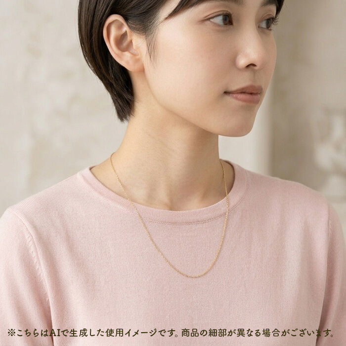 BACKYARD FAMILY「金 ネックレス 10金 通販 日本製 ネックレスチェーン チェーンネックレス 10K 長さ50cm」|その他|
