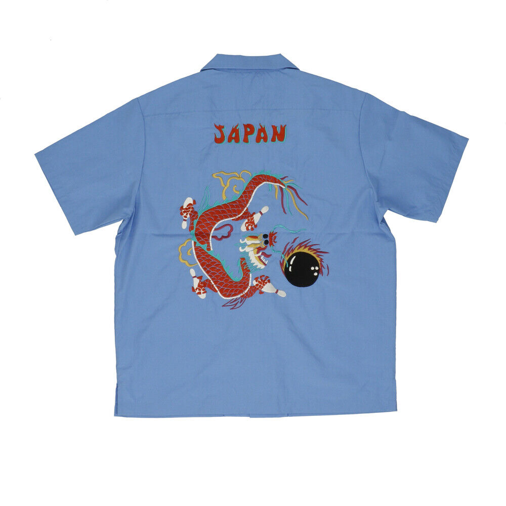 BACKYARD FAMILY「ヒューストン シャツ 通販 HOUSTON スーベニアシャツ 半袖シャツ 半袖 ミリタリーシャツ」|その他|ブルー1