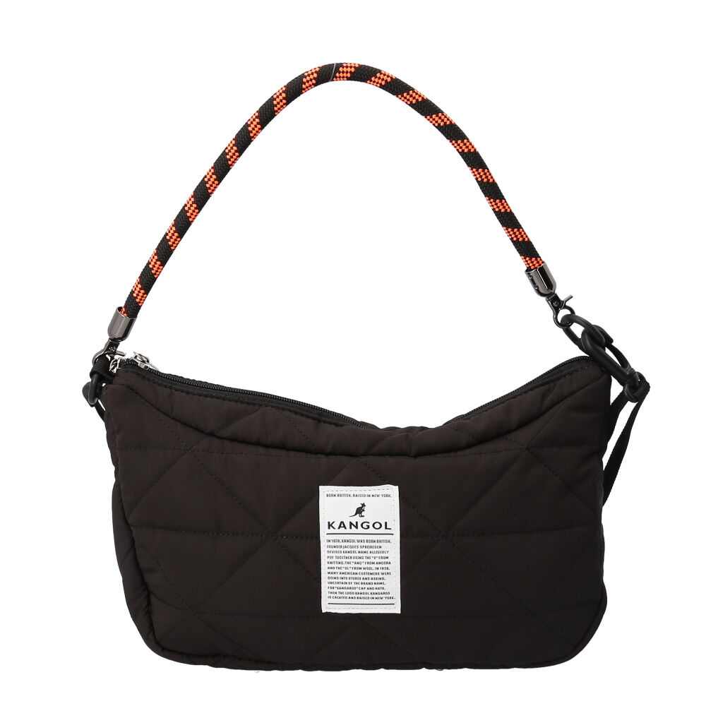 BACKYARD FAMILY「kangol bag カンゴール 250-2201 通販 ショルダーバッグ ミニトートバッグ」|ショルダー・メッセンジャー|ブラック1