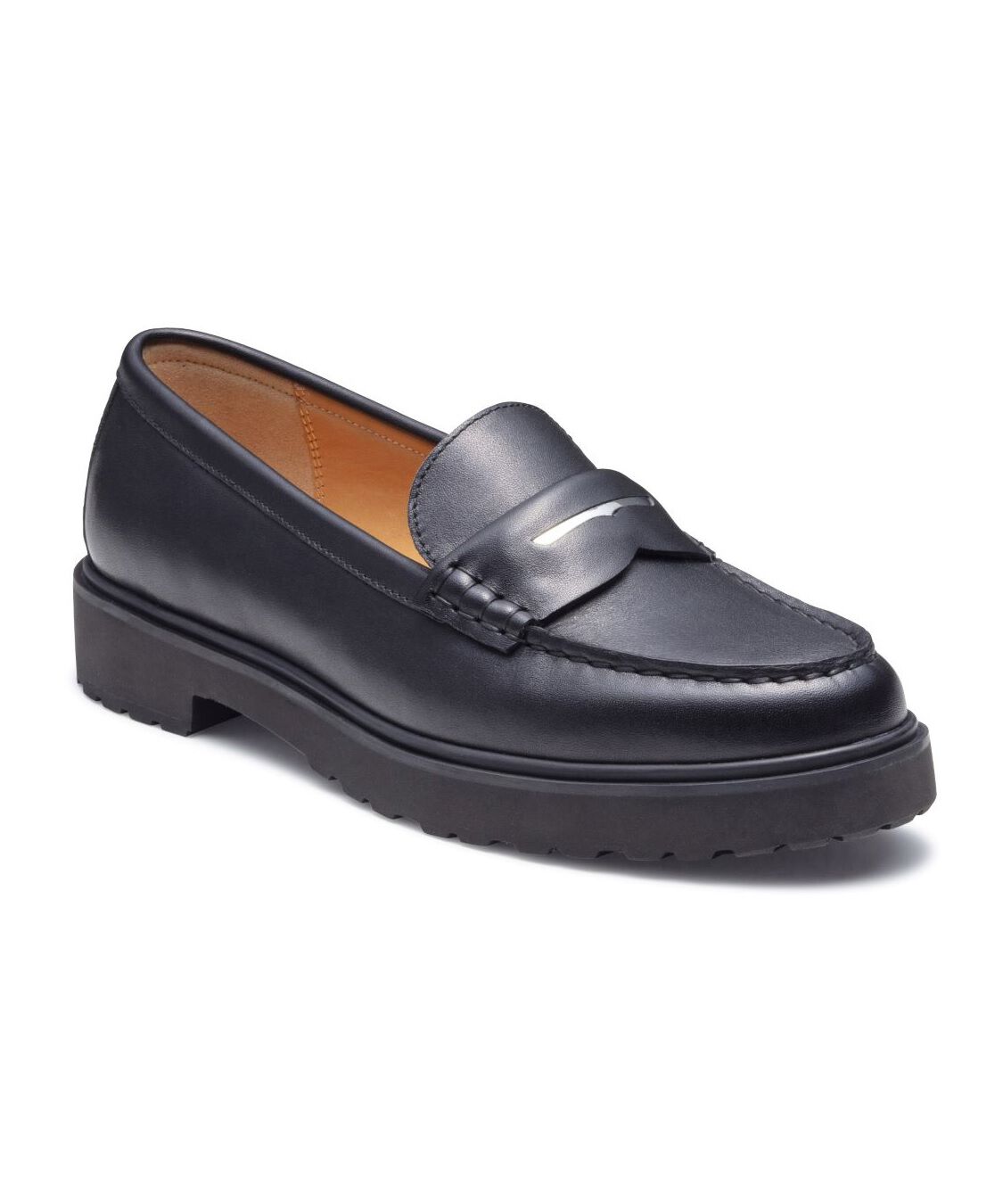 REGAL SHOES「REGAL メタルプレートローファー【ヒール30mm】　商品コード：F79RBJ」|ローファー|