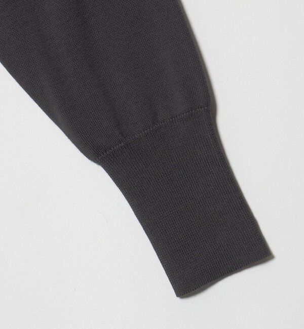 UNITED ARROWS green label relaxing「FINE BASIC アメリカンシーアイランドコットン 長袖 ニットポロシャツ」|ニット・セーター|