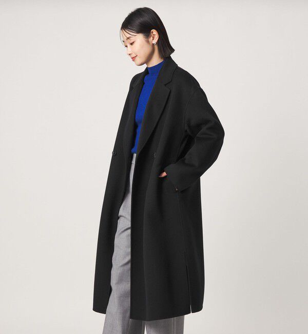 UNITED ARROWS green label relaxing「リバー ロングコート」|チェスターコート|