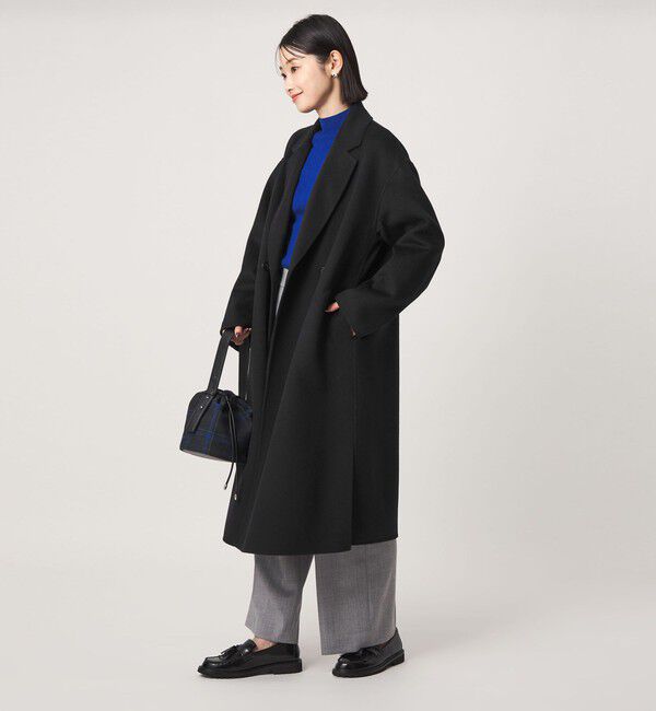 UNITED ARROWS green label relaxing「リバー ロングコート」|チェスターコート|