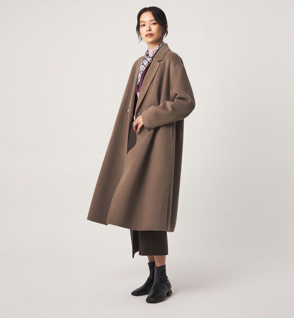 UNITED ARROWS green label relaxing「リバー ロングコート」|チェスターコート|