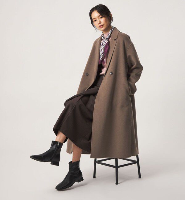 UNITED ARROWS green label relaxing「リバー ロングコート」|チェスターコート|